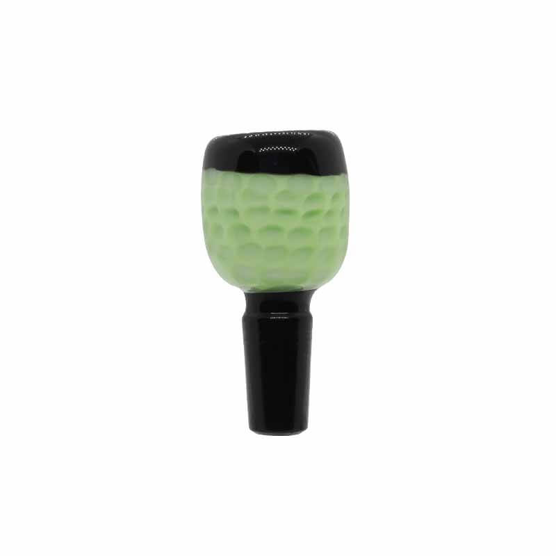 Slime Honeycomb Flower Bowl Black on Top (SB-3840) | 14mm | Assorted Colors product image